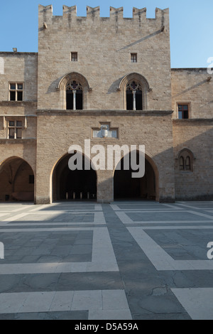 Palais des Grands Maîtres des Chevaliers de Rhodes, Grèce Banque D'Images