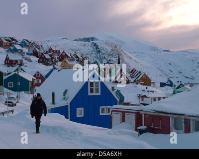 Kommunia upernavik, qaasuitsup, l'ouest du Groenland, Greenland Banque D'Images