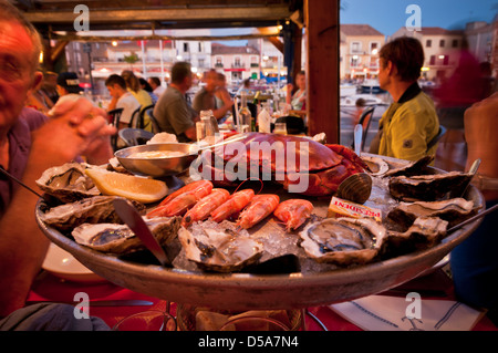 Plateau de fruits de mer (plateau de fruits de mer) Banque D'Images