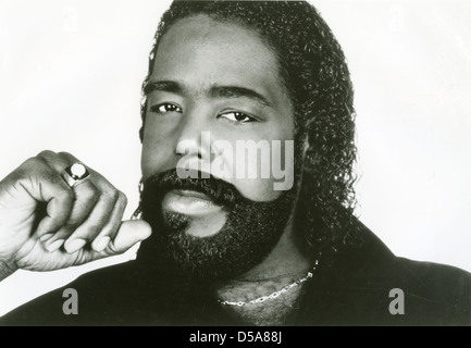BARRY WHITE (1944-2003) Photo de chanteur et compositeur Banque D'Images