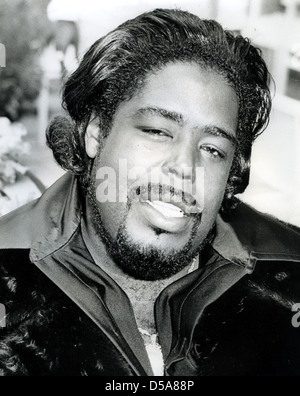 BARRY WHITE (1944-2003) Photo de chanteur et compositeur Banque D'Images