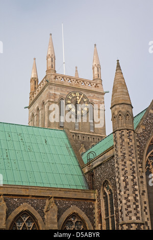 Cathédrale de Great Yarmouth. Le ministre de l'église St Nicholas La plus grande église paroissiale en Angleterre Banque D'Images