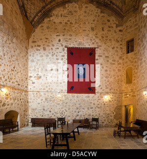 Château DE SANTIAGO, Sanlucar de Barrameda, Cadiz, de l'INTÉRIEUR DE LA TOUR Banque D'Images