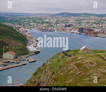 Prise de Signal Hill à St.John's, à Terre-Neuve et Labrador;ville capitale; Banque D'Images