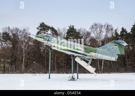 Berlin, Allemagne, le Lockheed F-104G Starfighter dans le DB 127 avec ZLL Ortsteil Gatow Luftwaffenmuseum Banque D'Images