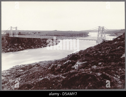 Þjórsá pont. Banque D'Images