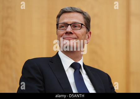 Berlin, Allemagne, le ministre des Affaires étrangères, Guido Westerwelle, le FDP Banque D'Images