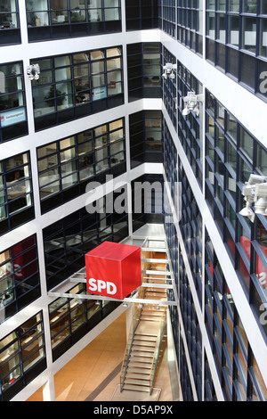 Berlin, Allemagne, intérieur de la maison Willy Brandt, le siège national du SPD Banque D'Images