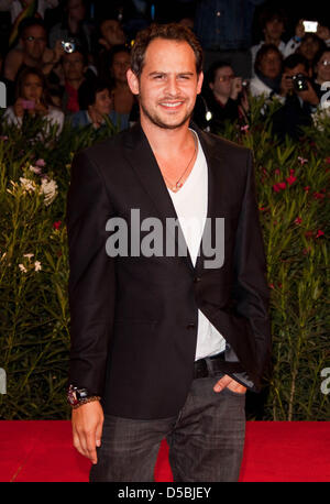 L'acteur allemand Moritz Bleibtreu assiste à la première de 'Vallanzasca - Gli Angeli Del Male' au cours de la 67e Festival International du Film de Venise au Palazzo del Cinema à Venise, Italie, 06 septembre 2010. Photo : Hubert Boesl Banque D'Images