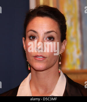 La princesse Marie du Danemark participe au UNESCO / L'Oreal award de ''Sbourses pour les femmes et la science'' à l'Académie Royale des Sciences de Copenhague, Danemark, 28 janvier 2010. Photo : Albert Nieboer (Pays-Bas) Banque D'Images