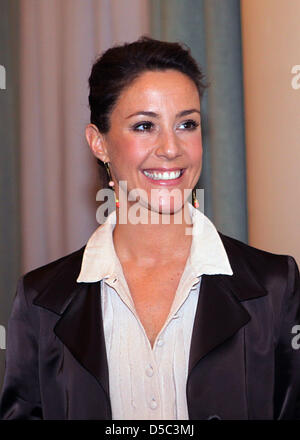 La princesse Marie du Danemark participe au UNESCO / L'Oreal award de ''Sbourses pour les femmes et la science'' à l'Académie Royale des Sciences de Copenhague, Danemark, 28 janvier 2010. Photo : Albert Nieboer (Pays-Bas) Banque D'Images