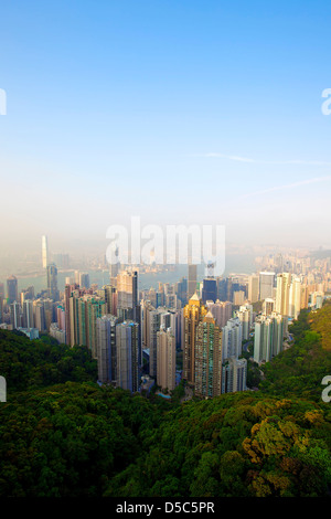Skyline de Hong Kong Banque D'Images