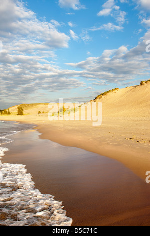 BEACH MOUNT BALDY DUNE Indiana Dunes National Lakeshore PORTER LE LAC MICHIGAN INDIANA USA Banque D'Images