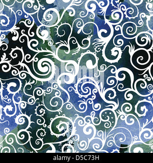 Swirl transparente motif de fond Banque D'Images