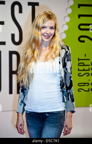 Pheline Roggan lors du lancement de Filmfest Hambourg avec la première de "Auf Wiedersehen' du CinemaxX cinéma. Hambourg, Banque D'Images