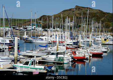 Le port de diélette,Manche,Basse-Normandie,Cotentin,France Banque D'Images