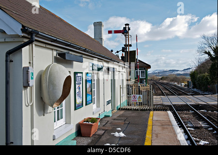 La gare de Berwick, East Sussex, UK Banque D'Images