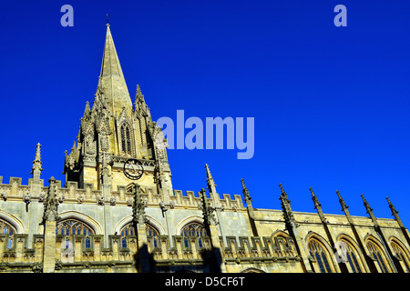 L'église de l'Université de St Marie la Vierge. Ville d'Oxford, Angleterre, Royaume-Uni Banque D'Images