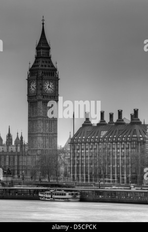 L'Elizabeth Tower plus communément connu sous le nom de Big Ben, Londres, Angleterre Banque D'Images