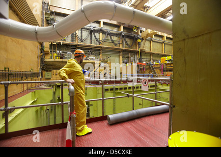 Rheinberg, Allemagne, le démantèlement de la centrale nucléaire Rheinberg Banque D'Images