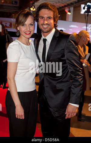 Nadja Becker, Tom Beck, au Deutscher Comedypreis award à Coloneum. Cologne, Allemagne Banque D'Images