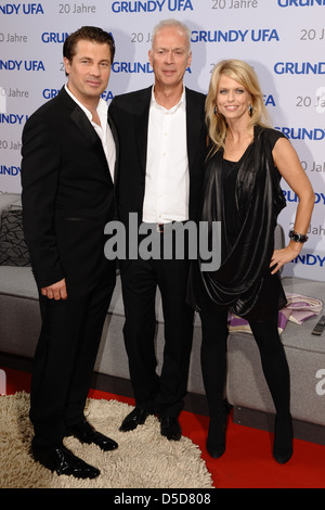 Wolfram Grandezka, Reiner et Wemcken 3608 Miriam au tapis rouge les arrivées à la célébration du 20e anniversaire de la télévision Banque D'Images