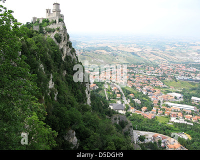 Della Rocca Guaita - ancienne forteresse de San Marino Banque D'Images