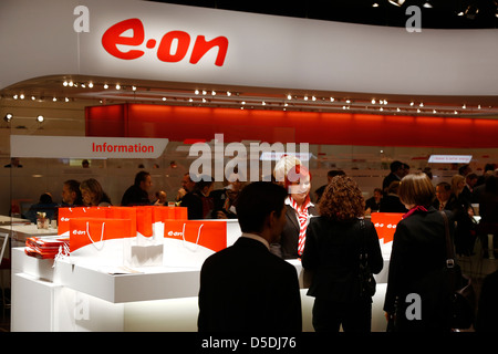 Essen, Allemagne, E.ON SE stand lors de l'E-world energy & water show Banque D'Images