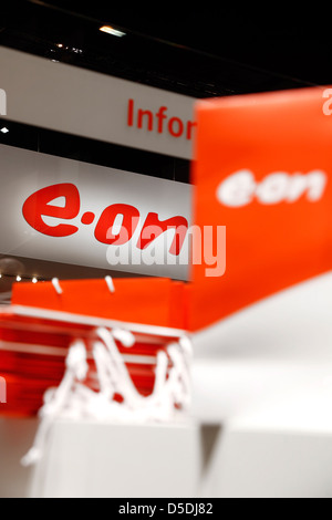 Essen, Allemagne, E.ON SE stand lors de l'E-world energy & water show Banque D'Images