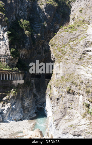 Dans les gorges de Taroko Hualian county, Taiwan Banque D'Images