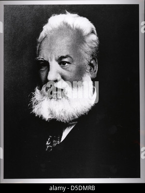 Portrait d'Alexander Graham Bell (1847-1922), Ingénieur Banque D'Images