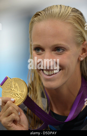 Dana Vollmer (USA) Femmes 100m papillon finale Natation Banque D'Images