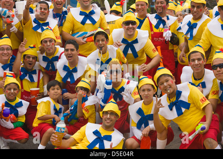 Artistes interprètes ou exécutants au carnaval, Veracruz, Mexique Banque D'Images