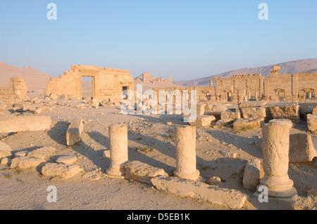 Panorama de la ville antique de Palmyre, Syrie Banque D'Images