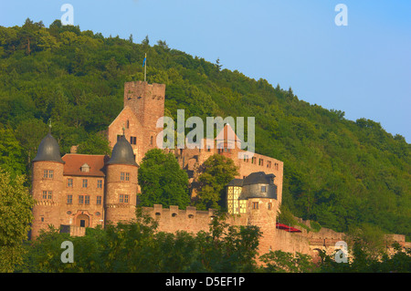 Wertheim, Bade-Wurtemberg, château de Wertheim, Main-Tauber, Route Romantique, Romantische Strasse, Allemagne. Droit Banque D'Images