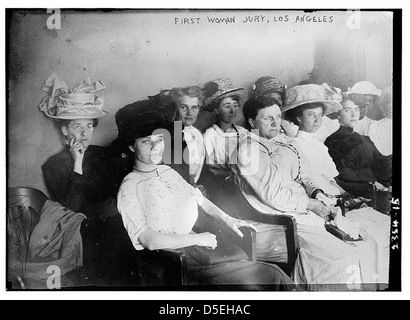 Première femme jury, Los Angeles (LOC) Banque D'Images