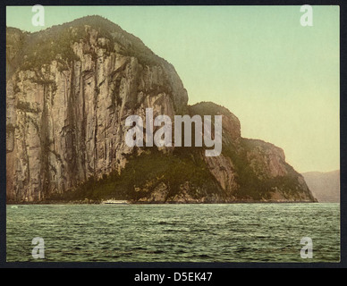 Cap Trinité sur la rivière Saguenay (LOC) Banque D'Images