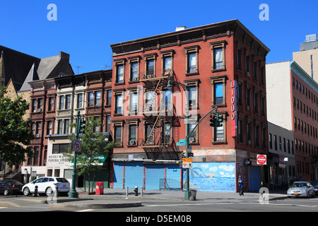 Scène de rue, Harlem, Manhattan, New York City, USA Banque D'Images