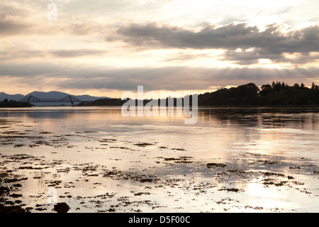 Pont sur le Loch Etive près de Oban, Argyll and Bute, Ecosse Banque D'Images