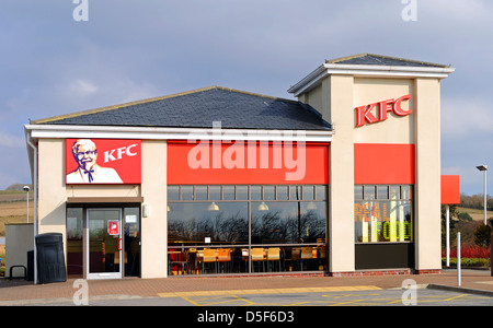 Un Kentucky Fried Chicken shop, uk Banque D'Images