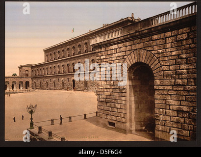 [Le Palais Pitti, résidence royale, Florence, Italie] (LOC) Banque D'Images