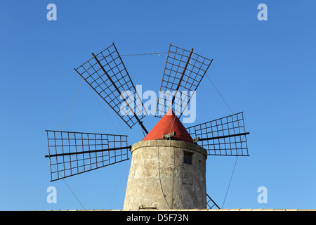 Musée du Sel, Trapani, Sicile, Italie Banque D'Images