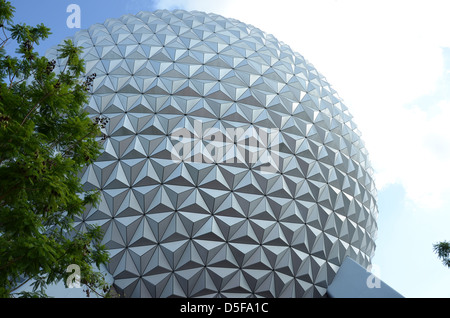 Le Centre Epcot, Disney World, Orlando, Floride, USA Banque D'Images