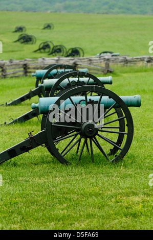 La guerre civile de canons à Pea Ridge National Military Park, Garfield, Arkansas Banque D'Images
