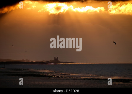 Minnis Bay au coucher du soleil à Pâques 2013 Banque D'Images