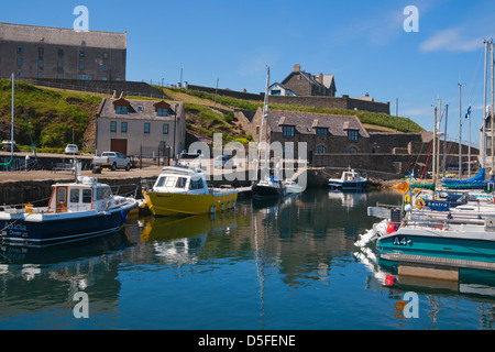 Port de Moray Firth, Banff, Aberdeenshire, Scotland Banque D'Images