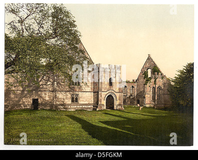 [Wingfield Manor, II., Derbyshire, Angleterre] (LOC) Banque D'Images