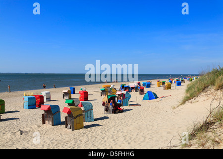 Foehr Island, plage, Utersum Schleswig-Holstein, Allemagne Banque D'Images