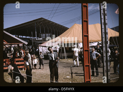 À la foire de l'état du Vermont, Rutland (LOC) Banque D'Images