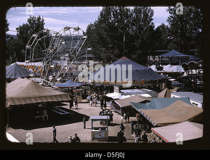 Des spectacles à l'côté Vermont State Fair, Rutland (LOC) Banque D'Images